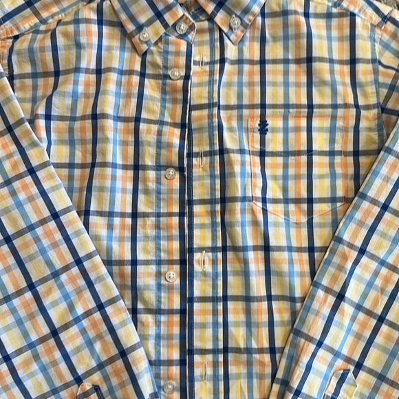 Boys IZOD Stretch Button Down, Size M (10-12) - Picture 2 of 2